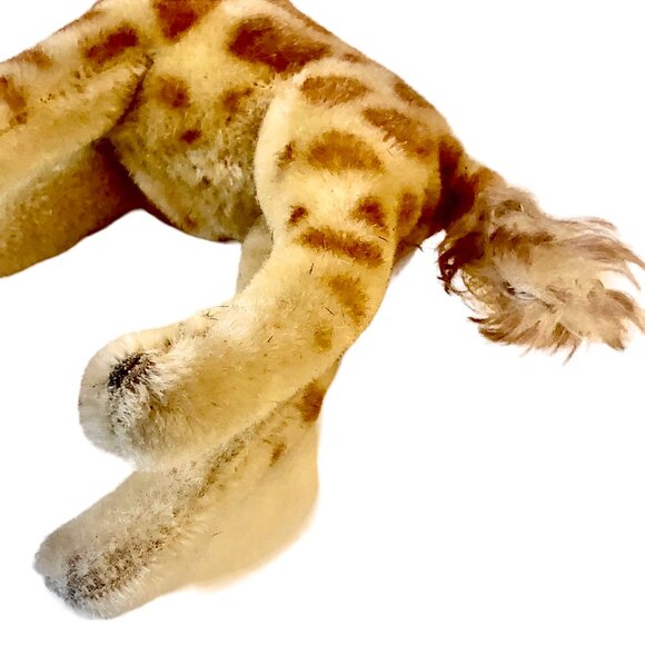 Vintage Steiff Giraffe Mohair Plush 11" Missing Button & Tag - Picture 10 of 13